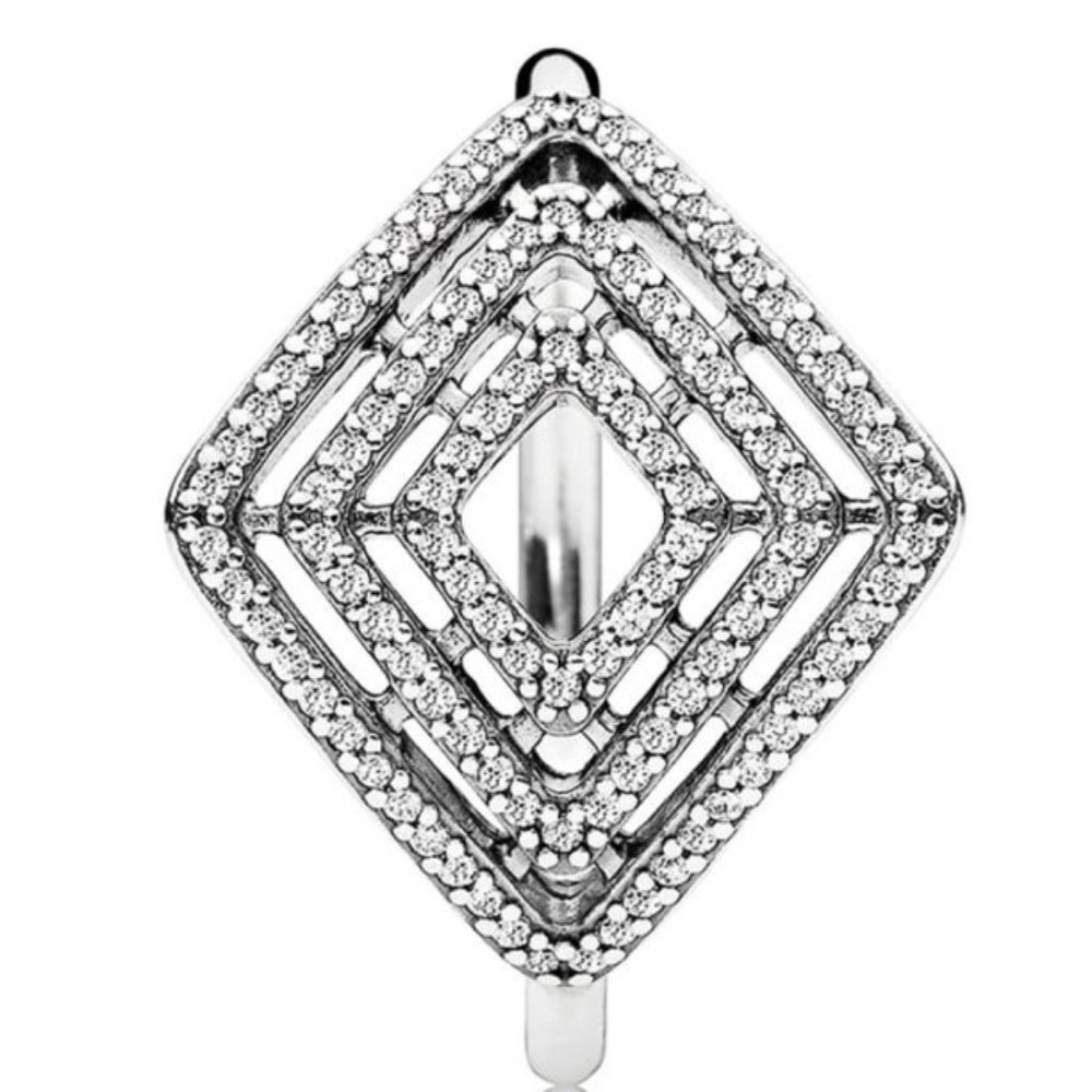 PANDORA Geometric Lines Ring - Picture 2 of 3
